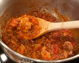 A picture of step 2 of Lentil Pasta Dish.