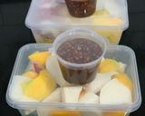 Foto langkah ke 5 dari resep Rujak Buah Bumbu Kacang.
