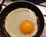 A picture of step 1 of Half Fried egg.