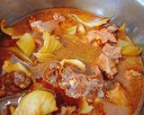 Hình bước làm 2 của món Bò kho dưa