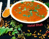 A picture of step 5 of Gujarati Dal.