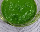 A picture of step 1 of Shahi Rani Palak.