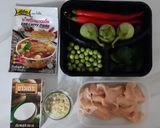 รูปขั้นตอนการทำที่ 1 ของ "แกงเผ็ดไก่" Red Curry with Chicken 🐔🍲🌶
