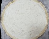 Une image de l'étape 2 de Tarte poires, roquefort aux noix et miel.