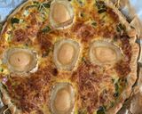 Une image de l'étape 4 de Quiche aux poivrons et chèvre.