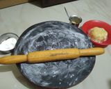 A picture of step 3 of Chitti Kaaja.