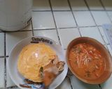รูปขั้นตอนการทำที่ 7 ของ ข้าวไข่ข้นซอสต้มยำไมโครเวฟ