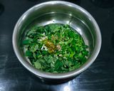 A picture of step 3 of Methi With Spring Onion Cheela.