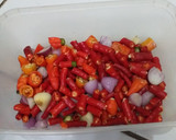 Foto langkah ke 1 dari resep Balado kentang Udang+Pete.
