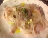 Foto del passaggio 1 della ricetta Spaghetti al nero di seppia con calamari e cavolfiore