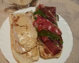 Foto del paso 4 de la receta: Serranito con salsa de queso curado