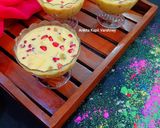 A picture of step 4 of Fruit Custard.