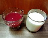 A picture of step 1 of Red cloud jewel shake.