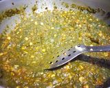 A picture of step 4 of Palak Chana dal.