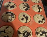 Foto del paso 6 de la receta: Muffins saludables de pera 🍐 y chips de chocolate