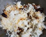 A picture of step 4 of Vangi Bath (Brinjal fried rice).