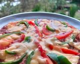 A picture of step 2 of Vegetables Pizza.