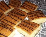 صورة لخطوة 1 من وصفة بسبوسة بصوص الكراميل 🥧: