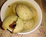 A picture of step 11 of Paan gulkand rasgullas.