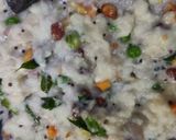 A picture of step 4 of Bread Upma.