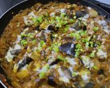 Foto del paso 13 de la receta: Berenjenas🍆champiñones🍄y cebollas🧅entomatadas🍅🌶️🍛🍱🍲🍚