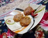 A picture of step 7 of Chicken shami kabab.