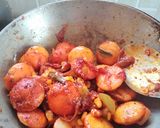 A picture of step 11 of Instant Masala paddu.