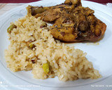 Foto del paso 6 de la receta: Pollo especiado con arroz