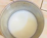 A picture of step 2 of Fruit milk powder Malpua.