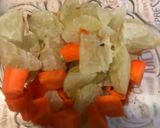 A picture of step 2 of Amla and carrots instant pickle.