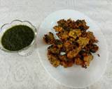 Spenich onion potato pakory recipe step 2 photo