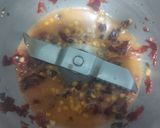 A picture of step 3 of Masala Chees spread.