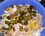 Foto del paso 2 de la receta: Ensalada de tornillos con atún y manzanas