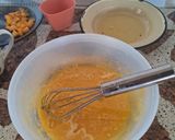 Foto del paso 2 de la receta: Budín de tangerina y durazno con arándanos, cerezas un sabor a naranja🫐🍋🍒🍑🍊