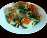 A picture of step 4 of Tri color Millet Veggie Idlis.