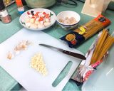 甜蜜蜜的奶油海鮮義大利麵✨的食譜步驟2照片