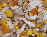 Foto del paso 4 de la receta: Tarta de pollo, zanahoria y choclo