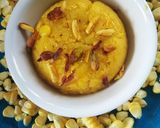 A picture of step 6 of Sweetcorn Halwa.