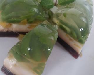 Puding Cendol Layer - Step 1