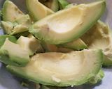 A picture of step 1 of Single Serve Guacamole.