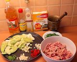 A picture of step 1 of Pork Stir-Fry with Leeks (Cong Bao Rou Si) C&G.