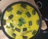 A picture of step 6 of Okra In Yogurt Gravy.