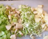 A picture of step 2 of Green salad.
