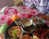 A picture of step 2 of Uthappam.