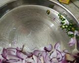 A picture of step 3 of Veg sevaiya.