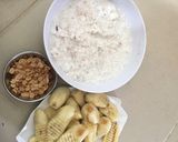 Hình bước làm 1 của món Chè chuối cốt dừa 😋