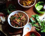 A picture of step 8 of Baingan Bharta.