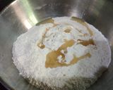 A picture of step 4 of Chicken tikka pizza in lock down (karahi baking).