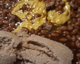 A picture of step 1 of Beans and Sausage Labor Day 2020.
