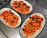 Une image de l'étape 9 de Tomates farcies au crabe, carottes râpées et crème de balsamique.